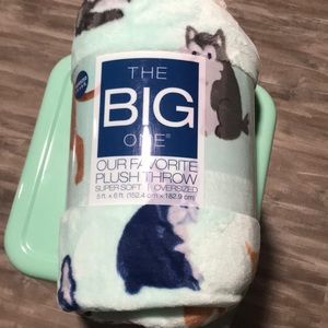 The BIG one plush throw